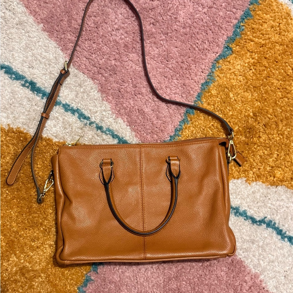 NWOT Kattee Soft Leather Tote Bag - Picture 2 of 7